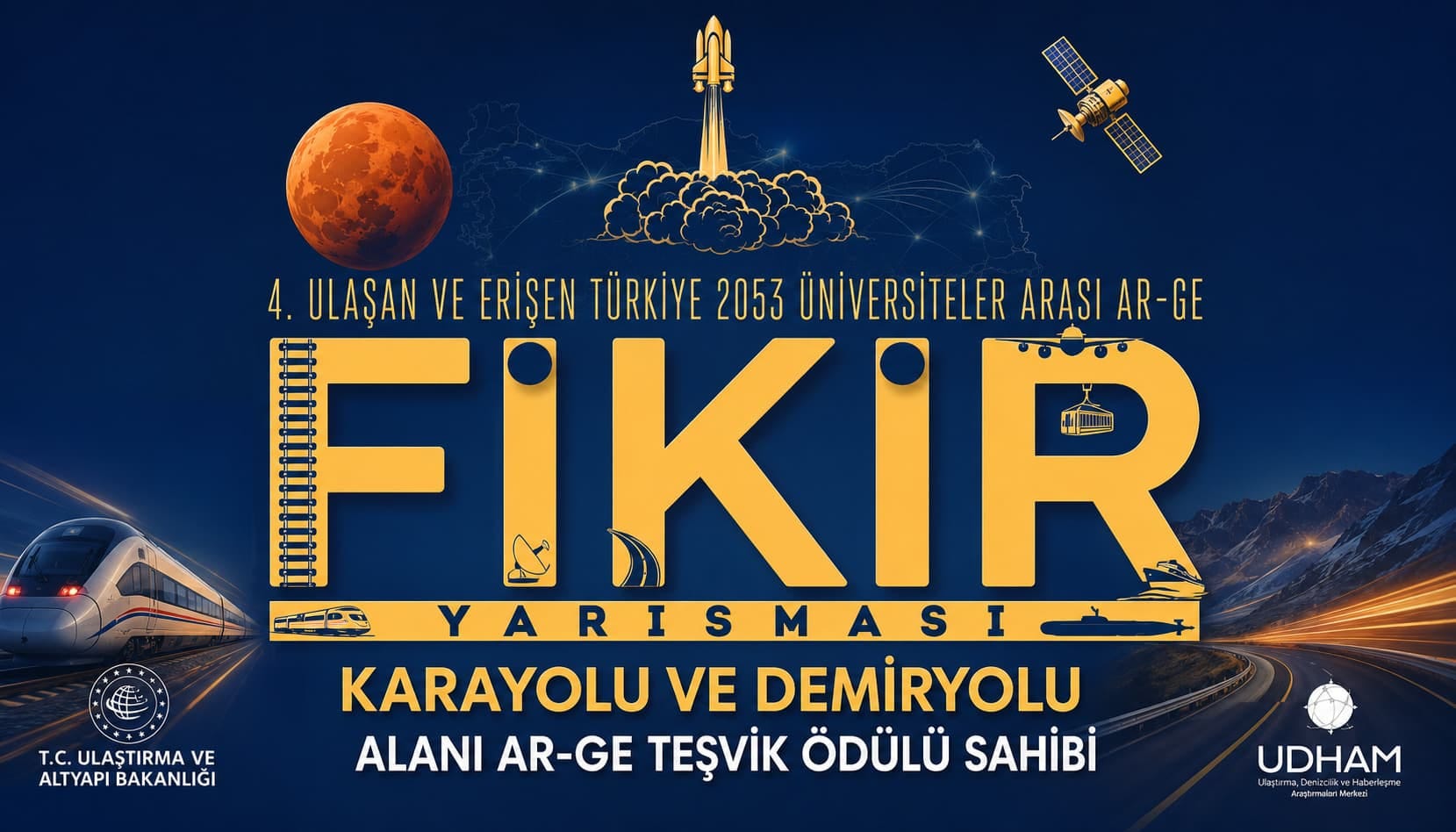 DANIŞMANLIĞINI YÜRÜTTÜĞÜM LİSANS ÖĞRENCİLERİMİZDEN ULAŞTIRMA VE ALTYAPI BAKANLIĞI YARIŞMASINDA ÇİFTE AR-GE TEŞVİK ÖDÜLÜ
